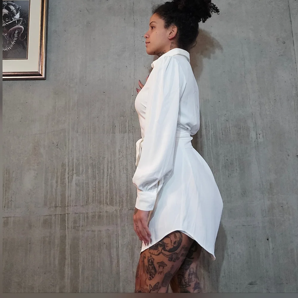 By Egreis elowen dress white size S - Picture 3 of 7